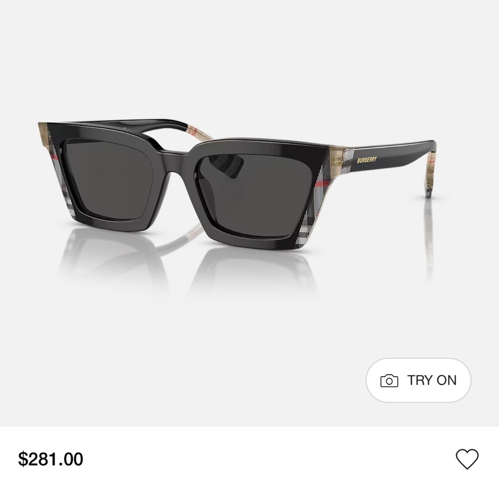 Burberry Black Sunglasses